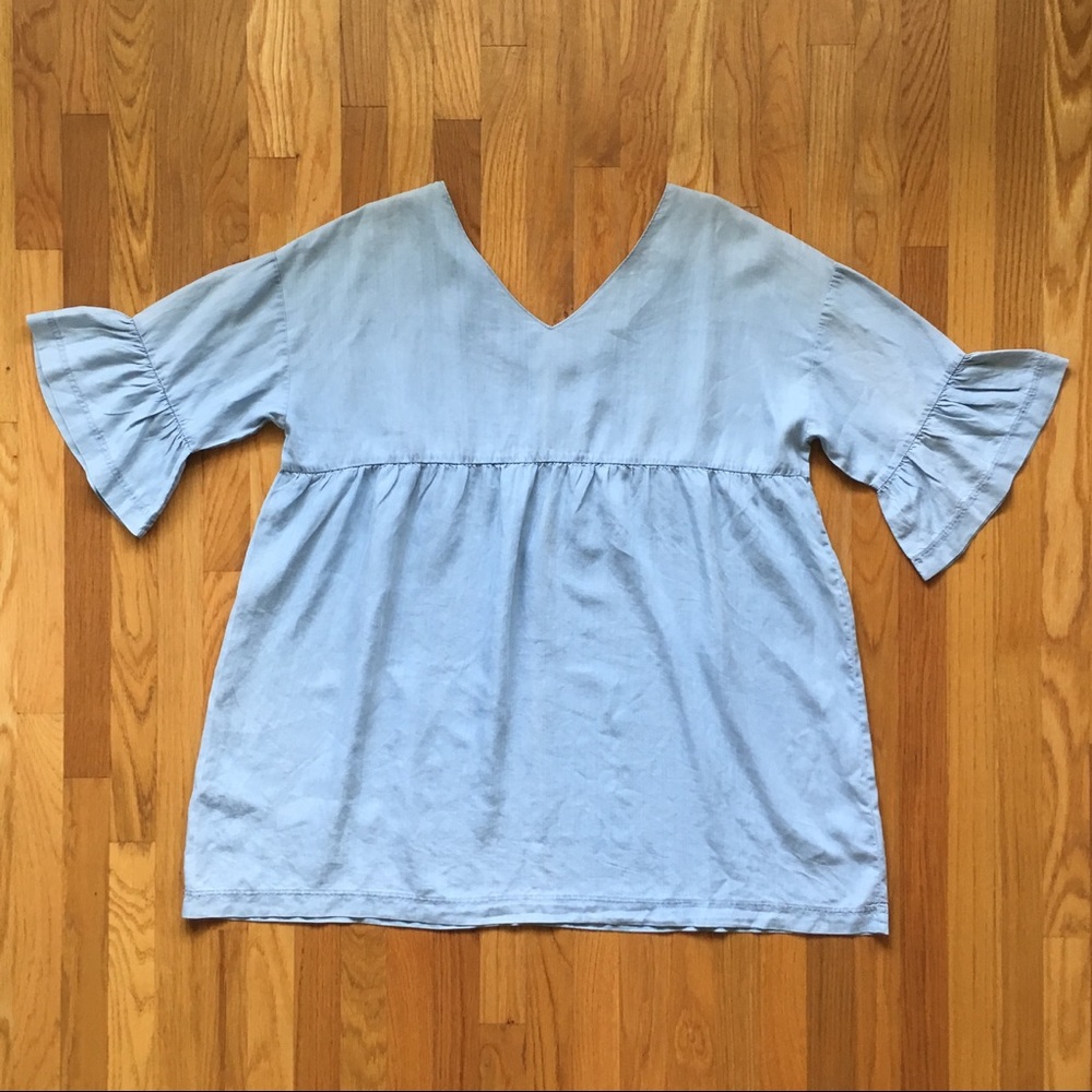 Mustard Sees Casual Denim Dress